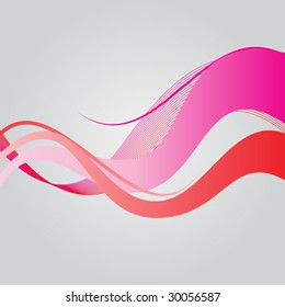 red and magenta curve