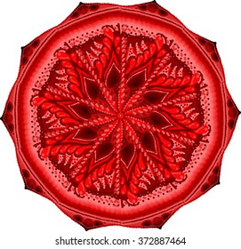 Red mandala