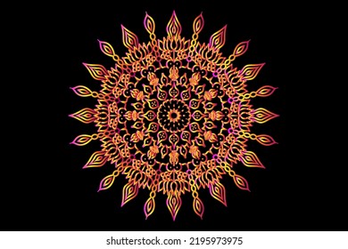 Red mandala, Red, reddish, abstract mandala, flower mandala, , black color, flower, circle, ellipse, exclusive, peacock color, classic, historic, typical, Art, Luxury, Lifestyles, Ornate, old