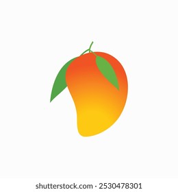 Red Mango vector illustration logo icon fully editable template