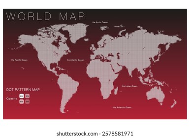 red map for coloring vector illustration
