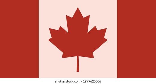 Red maple leaf. Canada Day. Flag of Canada. Decor. Happy Canada Day.