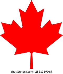 The red maple leaf from the Canadian flag.