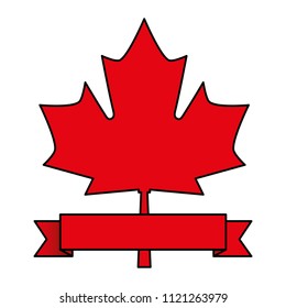 red maple leaf canadian symbol emblem