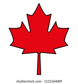 Red Maple Leaf Canadian Symbol