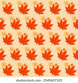 Red Maple leaf pattern background