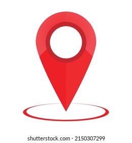 Mapa rojo pin.location map icon.location pin.pin.pin icono vector.