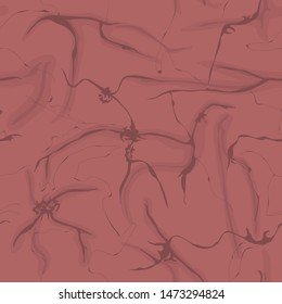 Red marble texture. Vector illustration. Seamless pattern background.