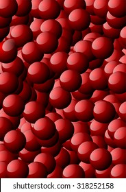 Red marbles