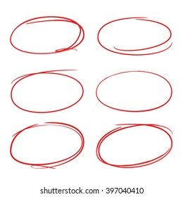red marker, circle highlighter