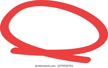Red Marker Pen Writing Circle Note Recheck Edit Comment