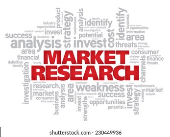 Red Market Research Concept Vector Word Stock Vector (Royalty Free ...