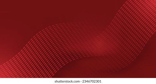 Red maroon background with 3D modern wave curve abstract presentation background. Luxury paper cut background. 3d vector illustration for decoration, banner, flyer, business card design, and much more