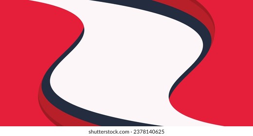Red maroon background with 3D modern wave curve abstract presentation background. Luxury paper cut background. 3d vector illustration for decoration, banner, flyer, business card design,