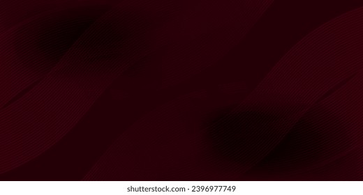 Fondo marrón rojo con fondo de presentación abstracto de curva de onda moderna 3D. El fondo del papel de lujo cortado. Ilustración vectorial 3d para decoración, banner, volante, diseño de tarjeta de visita.moderno