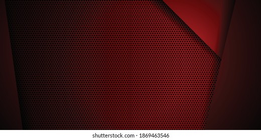 Red maroon and black gradient abstract metal background vector design for banner, presentation, corporate cover template