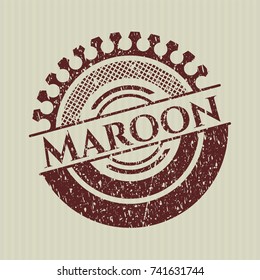 Red Maroon distressed rubber texture