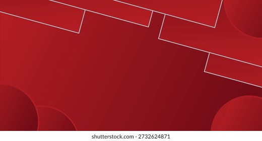 Fondo geométrico marrón rojo con espacio de copia para el diseño de la presentación. Vector abstracto elegante patrón de fondo blanco y oro. Textura de cuadrados y líneas. Composición dinámica de Formas. Vector Eps10.