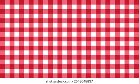 Red maroon gingham seamless pattern background motif squares gingham shape can used for banner, fabric pattern, backdrop, tablecloth, clothing, shirt, gown, paper, bedding, blanket and other textile