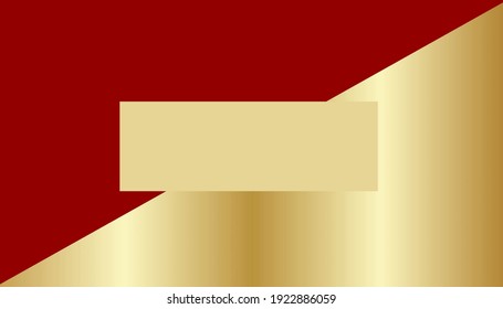 Abstrakter Hintergrund des Roten Maroons. Design für Ihre Kopfzeile, Werbung, Poster, Banner, Social Media. Red Maroon Gold Vektorgrafik 