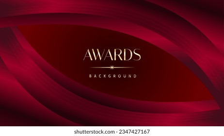 Rojo marrón dorado premios reales fondo líneas gráficas rayas primicias brillo elegante plantilla moderna combinación de lujo estilo de diseño abstracto corporativo premium modelo de banner certificado dinámico.