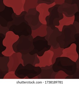 Patrón sin fisuras del vector urbano rojo y marrón. Patrón de vestimenta militar abstracta y geométrica, papel pintado, papel de envoltura. Desierto rojizo, tierra y fondo con temática de arena
