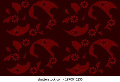 red and maroon vector illustration pattern
