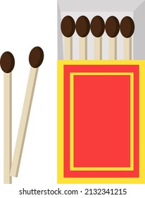 Caja de correspondencias roja, ilustración, vector sobre un fondo blanco.