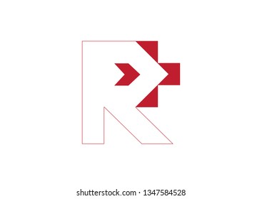 Red Medical Red Plus Red Medic R+ logo