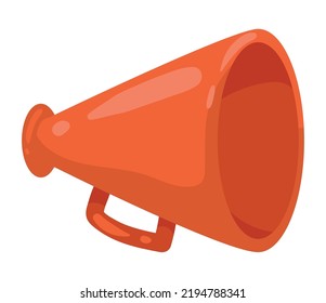 red megaphone device audio technology icon