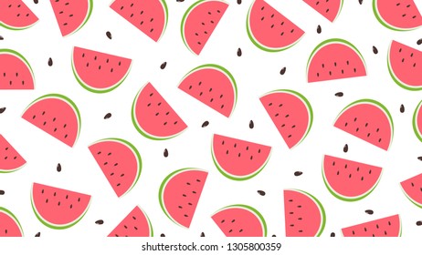 red melon pattern. free space for text. wallpaper. background.