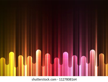 red melt speed overlap in dark background, layer motion backdrop, simple technology template, vector illustration