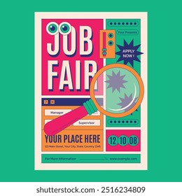 Flyer de Red Memphis Job Fair en las redes sociales