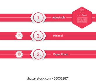 Red Menu Bars For Your Adjustable Layout