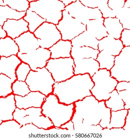 red mesh. orange grid. lightning. white background. grunge texture. vector illustration