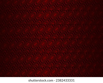 Red metal abstract background with retro concept. Unique red iron ornament.