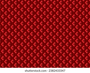 Fondo abstracto de metal rojo con concepto retro. Único adorno de hierro rojo.