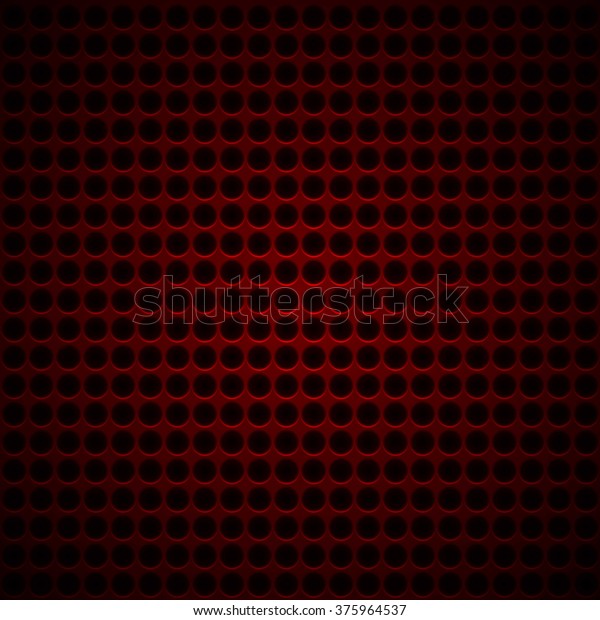 Red Metal Background Little Holes Vector Stock Vector (Royalty Free ...