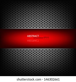 red metal background pattern texture grey metal steel message board for text and message design eps10