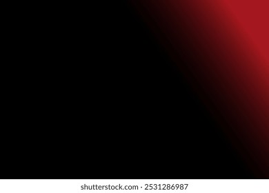 Red metal and black color gradient background Red and black background