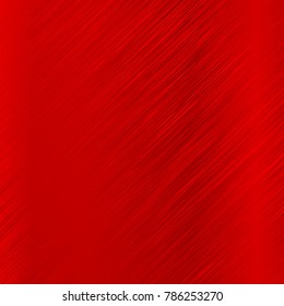 Red metal scratched background. Vector 3d illustration