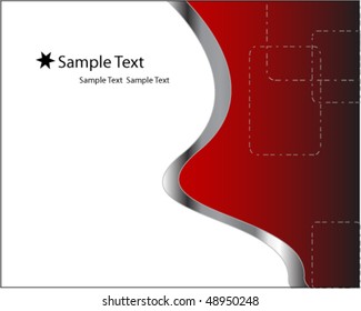 Red Metallic Background