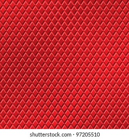 A Red Metallic Background With Diamond Pattern