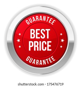 Red metallic best price button