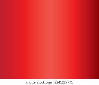 Gradiente radial metálico rojo con arañazos. Efecto de textura de la superficie del suelo rojo. Ilustración vectorial.