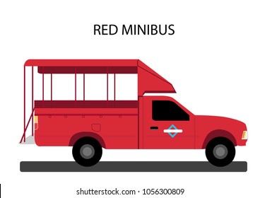 Red minibus tour in chiang mai