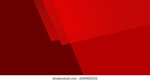 Red minimalist shape layer modern background for corporate concept, template, poster, brochure, website, flyer design. Vector illustration