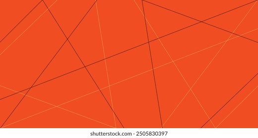 Red Minimalist Triangles Mosaic: A Dynamic Geometric Composition of Crossing Lines - Abstract Background Design