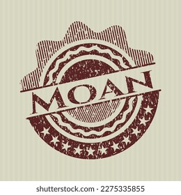 Red Moan distress rubber texture. 