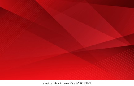 Red modern abstract background. Dynamic shapes composition. Vector illustration